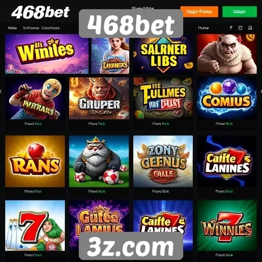 Comparativo das opções de jogos disponíveis na 468bet