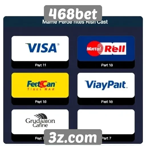 Métodos de pagamento aceitos no 468bet